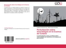 Capa do livro de Perturbación sobre murciélagos en la Cuenca de Cuitzeo 