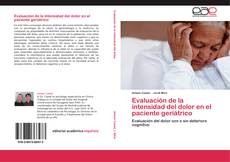 Buchcover von Evaluación de la intensidad del dolor en el paciente geriátrico