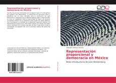 Buchcover von Representación proporcional y democracia en México