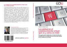 Portada del libro de La calidad en el establecimiento virtual: qué es y cómo se mide