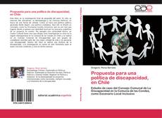 Buchcover von Propuesta para una política de discapacidad, en Chile