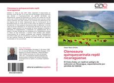 Ctenosaura quinquecarinata reptil nicaragüense kitap kapağı