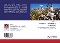 Buchcover von Bt cotton : The Indian experience