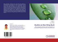 Studies on Bee Sting Bush kitap kapağı
