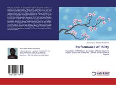 Bookcover of Performance of thirty