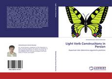 Capa do livro de Light Verb Construcitons in Persian 