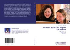 Capa do livro de Women Access to Higher Education 