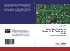 Cognitive Complexity Measures: An Explanatory Study kitap kapağı