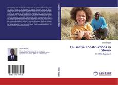 Capa do livro de Causative Constructions in Shona 