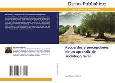 Portada del libro de Recuerdos y percepciones de un aprendiz de sociólogo rural