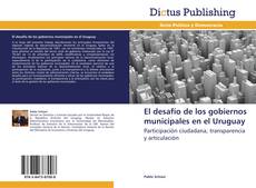 Borítókép a  El desafío de los gobiernos municipales en el Uruguay - hoz