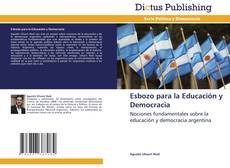 Portada del libro de Esbozo para la Educación y Democracia