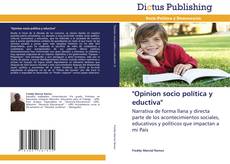 "Opinion socio política y eductiva" kitap kapağı