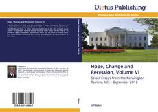 Hope, Change and Recession, Volume VI的封面