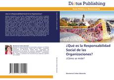 ¿Qué es la Responsabilidad Social de las Organizaciones? kitap kapağı