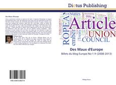Des Maux d'Europe kitap kapağı