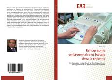 Bookcover of Échographie embryonnaire et fœtale chez la chienne