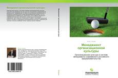 Менеджмент организационной культуры kitap kapağı