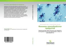 Bookcover of Феномен криообработки продуктов