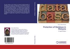 Capa do livro de Protection of Database in Malaysia 