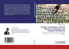 Couverture de Poetry Translation, Critical Discourse Analysis and Forugh Farrokhzad