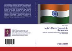 Bookcover of India's March Towards E-Democracy
