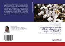 Portada del libro de cotton leafworm and the efficacy of certain new means for its control