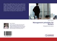 Couverture de Management principles for doctors