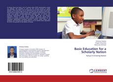 Buchcover von Basic Education for a Scholarly Nation