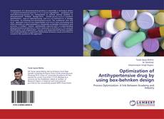 Buchcover von Optimization of Antihypertensive drug by using box-behnken design
