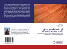 Couverture de Birch wood quality of different genetic origin
