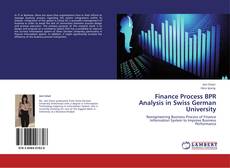 Bookcover of Finance Process BPR Analysis in Swiss German University
