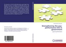 Buchcover von Strengthening the pay-performance link in government