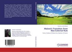 Capa do livro de Malawi's Transition from Neo-Colonial Rule 