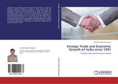 Buchcover von Foreign Trade and Economic Growth of India since 1991