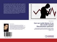 Buchcover von Can we really blame it on the credit market liberalization policies?