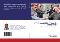 Buchcover von EVERY MANAGER: HR Equals Productivity