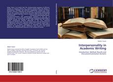 Portada del libro de Interpersonality in Academic Writing