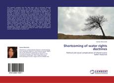 Buchcover von Shortcoming of water rights doctrines