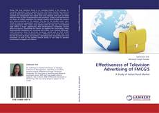 Buchcover von Effectiveness of Television Advertising of FMCG'S