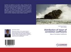 Copertina di Distribution of mean of correlation coefficients