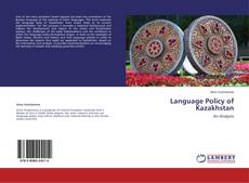 Buchcover von Language Policy of Kazakhstan