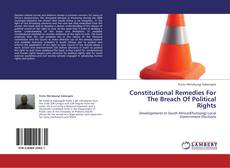 Capa do livro de Constitutional Remedies For The Breach Of Political Rights 