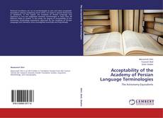 Buchcover von Acceptability of the Academy of Persian Language Terminologies