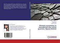 Primary succession in abandoned clay schist quarries, Opava district kitap kapağı