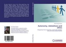Portada del libro de Autonomy, relatedness and ethics