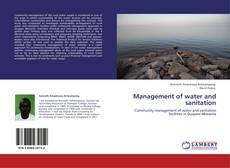Management of water and sanitation的封面