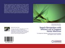 Capa do livro de Speech Recognition with efficient use of Support Vector Machines 