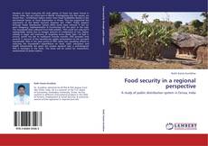 Portada del libro de Food security in a regional perspective