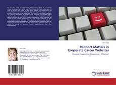 Rapport Matters in Corporate Career Websites kitap kapağı